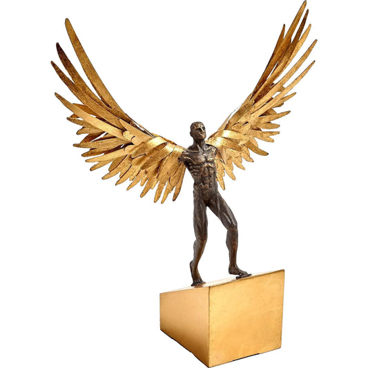 Avian Man - Running by Global Views. Made from cast iron, iron in a eclectic & global style.