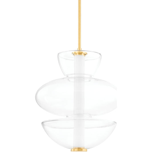 Palermo Pendant by Hudson Valley. Made from steel in a transitional style.