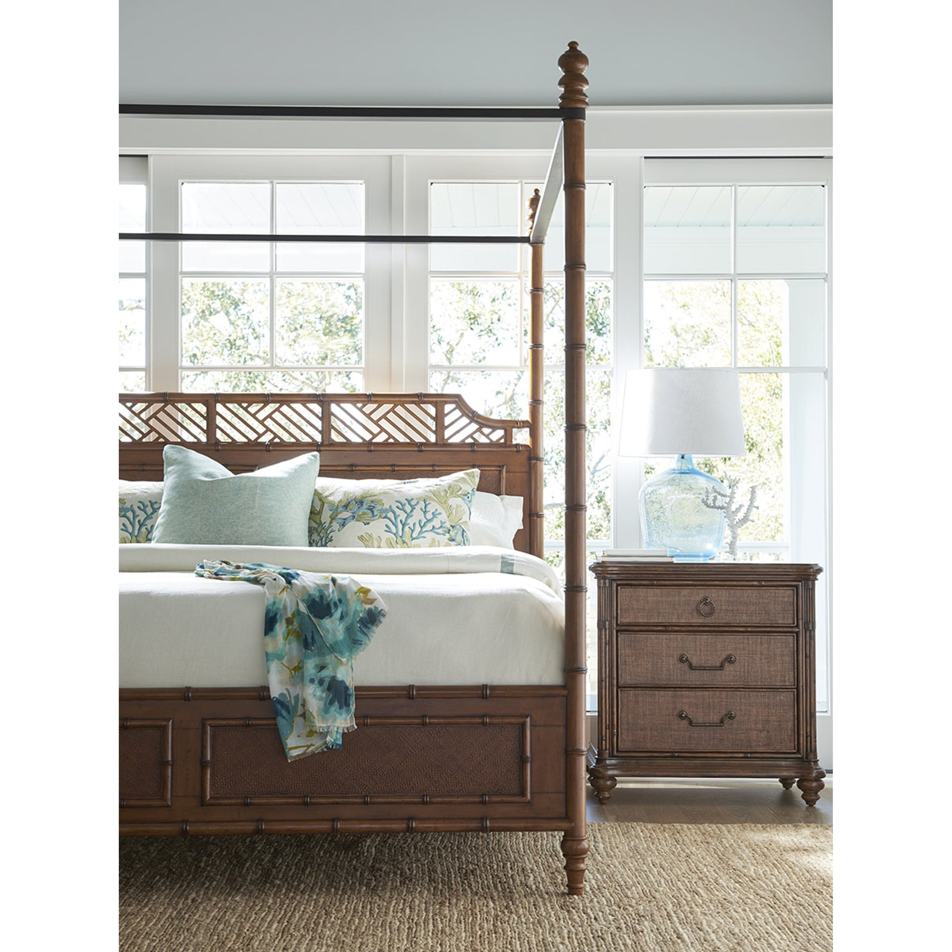 West Indies Bed by Tommy Bahama Home in plantation. Made from unique in a coastal style.