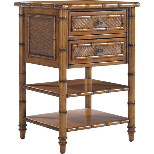 Ginger Island Bedside Chest by Tommy Bahama Home. Made from unique in a coastal style.