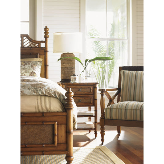 Ginger Island Bedside Chest by Tommy Bahama Home. Made from unique in a coastal style.