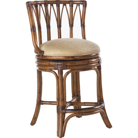 South Beach Swivel Counter Stool by Tommy Bahama Home. Made from unique in a coastal style.
