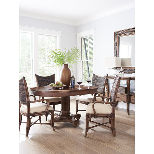 Mangrove Arm Chair by Tommy Bahama Home in plantation. Made from unique in a coastal style.