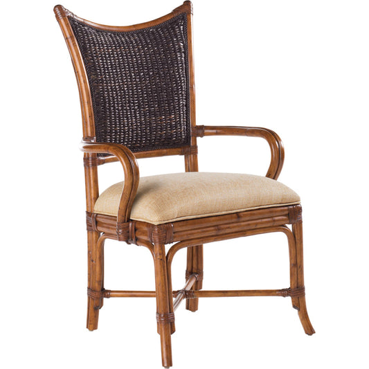 Mangrove Arm Chair by Tommy Bahama Home in plantation. Made from unique in a coastal style.