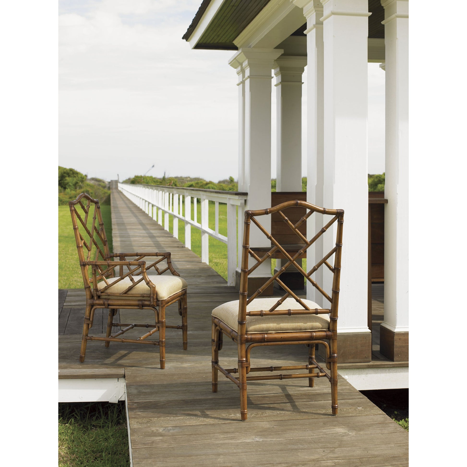 Ceylon Arm Chair by Tommy Bahama Home. Made from unique in a coastal style.