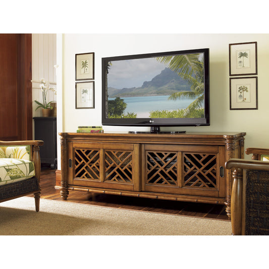 Nevis Media Console by Tommy Bahama Home. Made from unique in a traditional style.