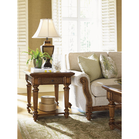 Boca End Table by Tommy Bahama Home. Made from unique in a traditional style.