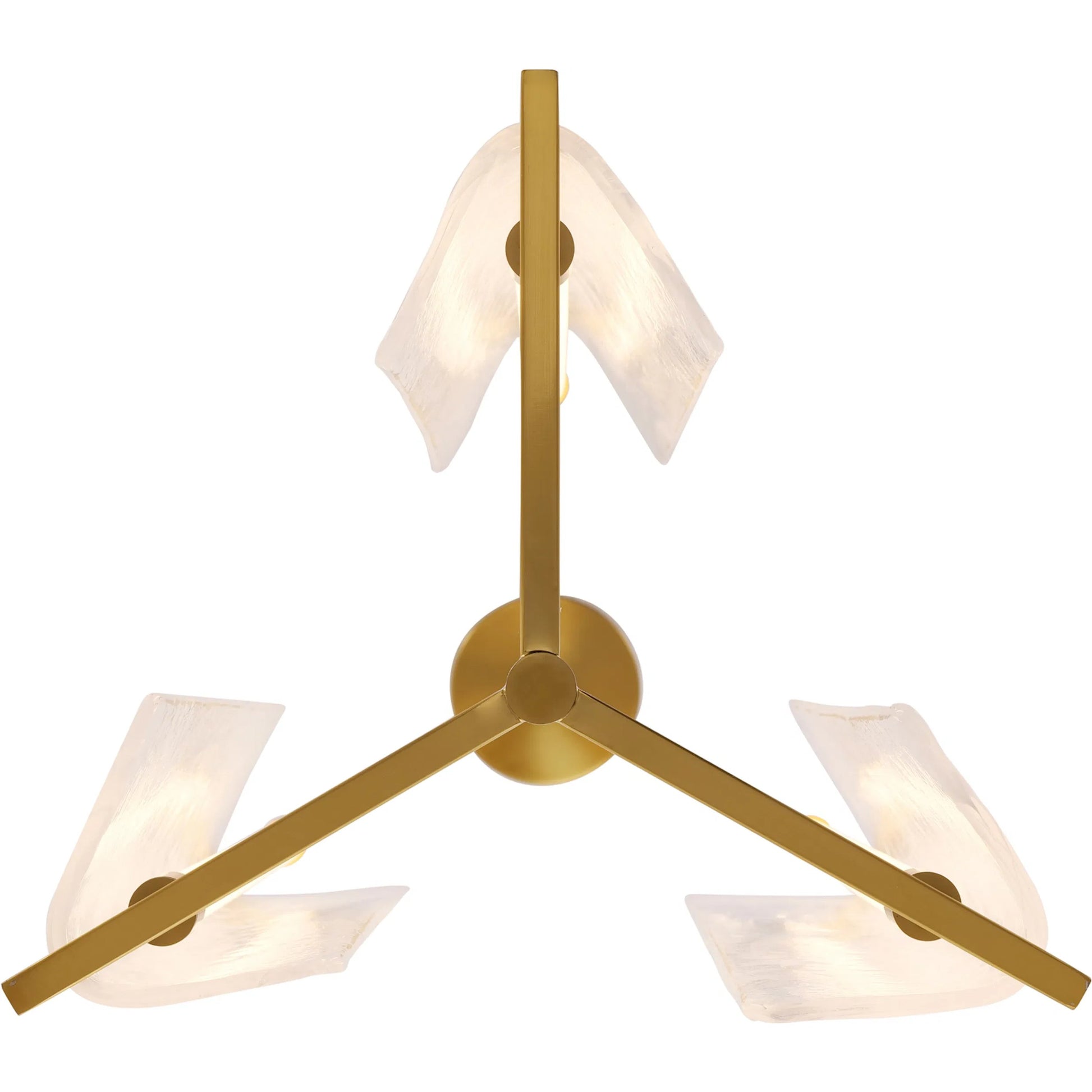 Mingle Pendant by Varaluz in satin brass. Made from unique in a modern style.