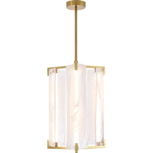 Mingle Pendant by Varaluz in satin brass. Made from unique in a unique style.