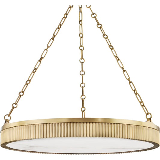 Lynden 8 Light Chandelier by Hudson Valley. Made from steel in a modern style.