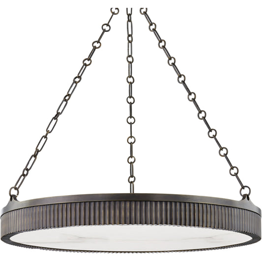 Lynden 8 Light Chandelier by Hudson Valley. Made from steel in a modern style.