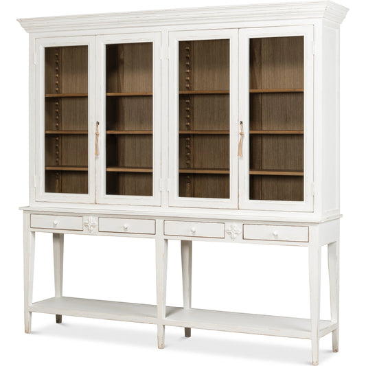 Beacon Hill Display Case by Sarreid Ltd.. Made from solid pine, glass in a traditional style.