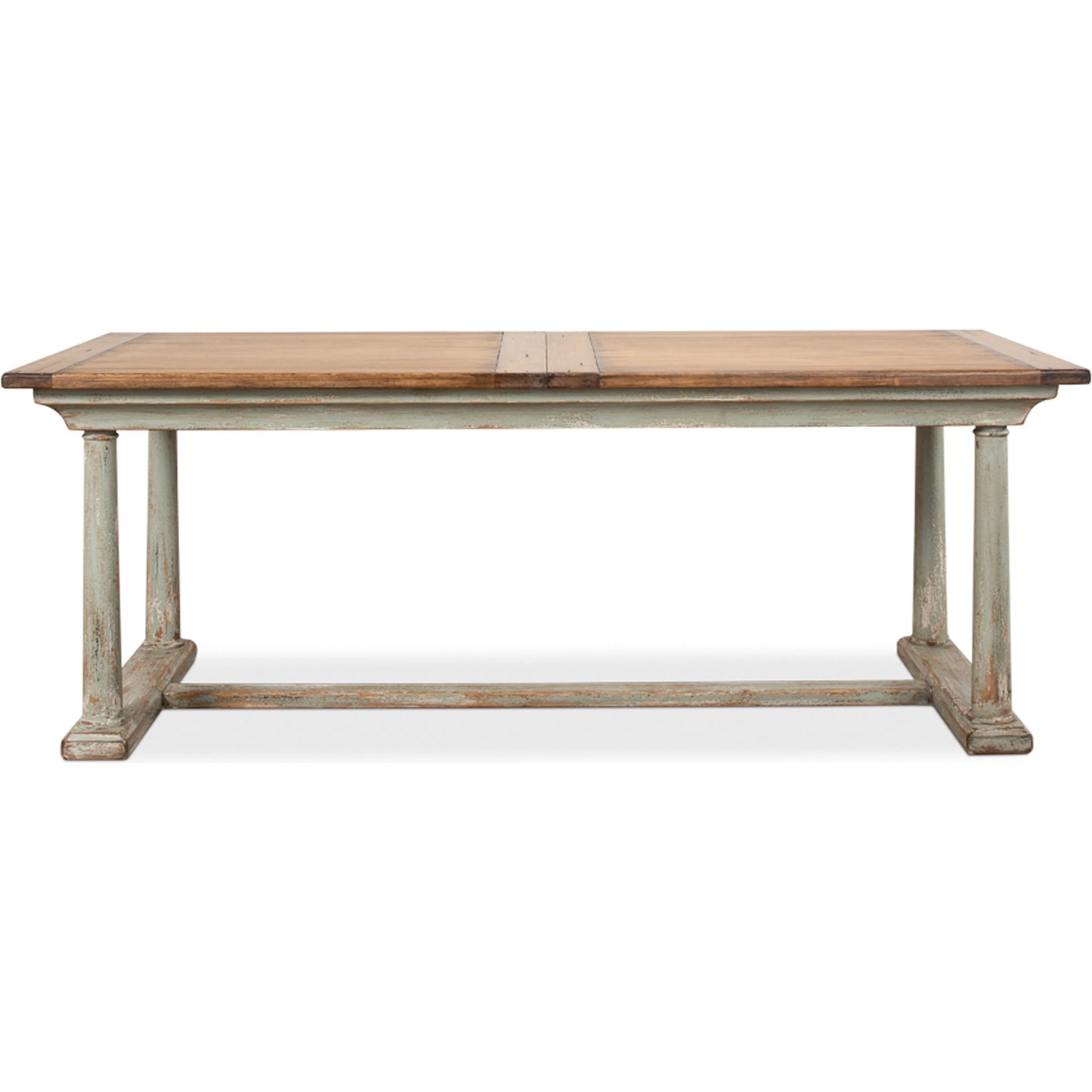 002 SI-1998187 | Additional Silo | Amelia Dining Table by Sarreid Ltd. in sage, natural. Made from pine in a modern style.