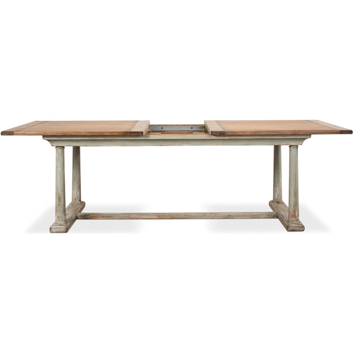 004 SI-1998187 | Additional Silo | Amelia Dining Table by Sarreid Ltd. in sage, natural. Made from pine in a modern style.