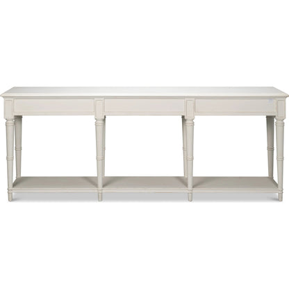 Chantal Console Table by Sarreid Ltd.. Made from pine in a cottage & farmhouse style.