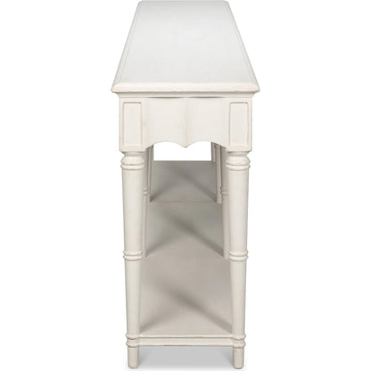 Chantal Console Table by Sarreid Ltd.. Made from pine in a cottage & farmhouse style.