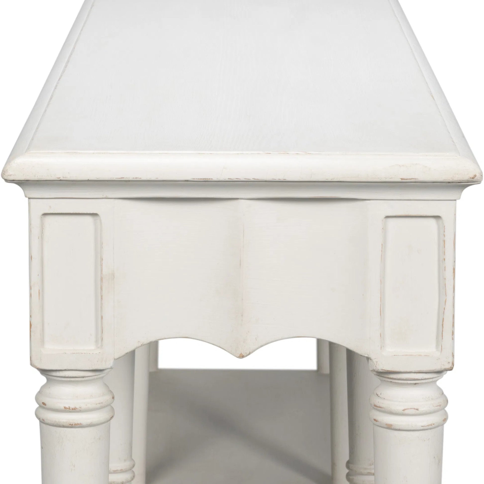 Chantal Console Table by Sarreid Ltd.. Made from pine in a cottage & farmhouse style.