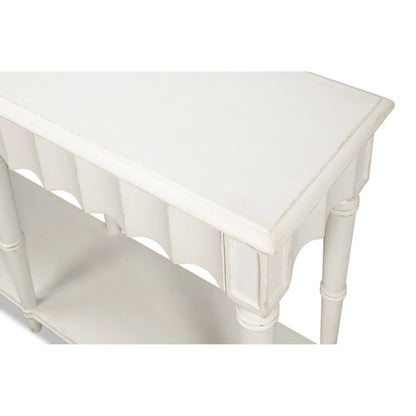 Chantal Console Table by Sarreid Ltd.. Made from pine in a cottage & farmhouse style.