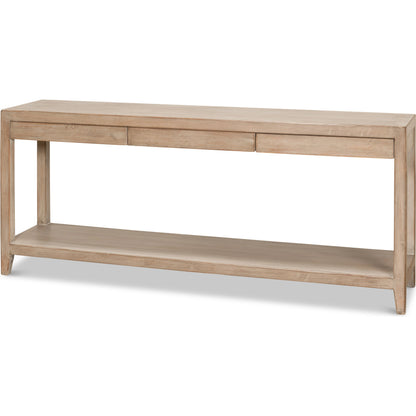 Anton Console Table by Sarreid Ltd.. Made from pine in a modern style.