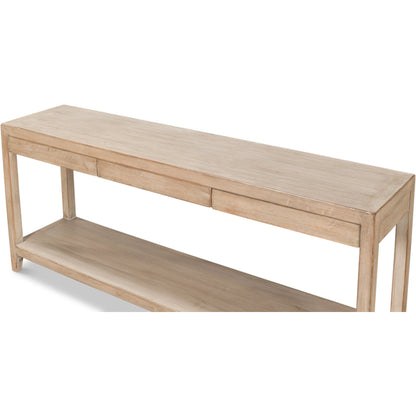Anton Console Table by Sarreid Ltd.. Made from pine in a modern style.