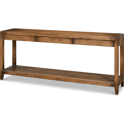 Anton Console Table by Sarreid Ltd.. Made from pine in a modern style.