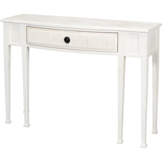 Madora Bungalow Console Table by Sarreid Ltd.. Made from beechwood in a transitional style.