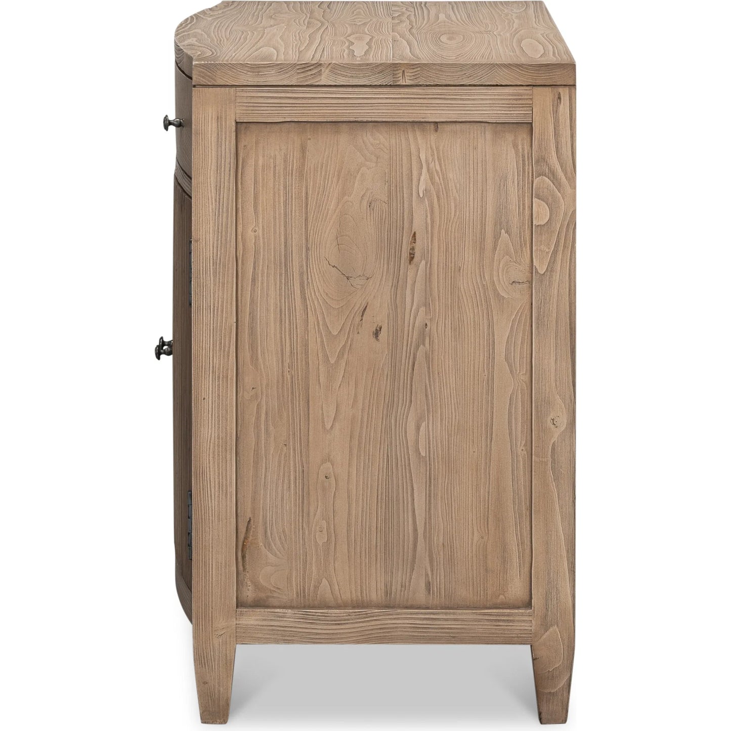 003 SI-2372596 | Additional Silo | Vineyards Door Chest by Sarreid Ltd. in brown. Made from pine wood, cast iron in a transitional style.
