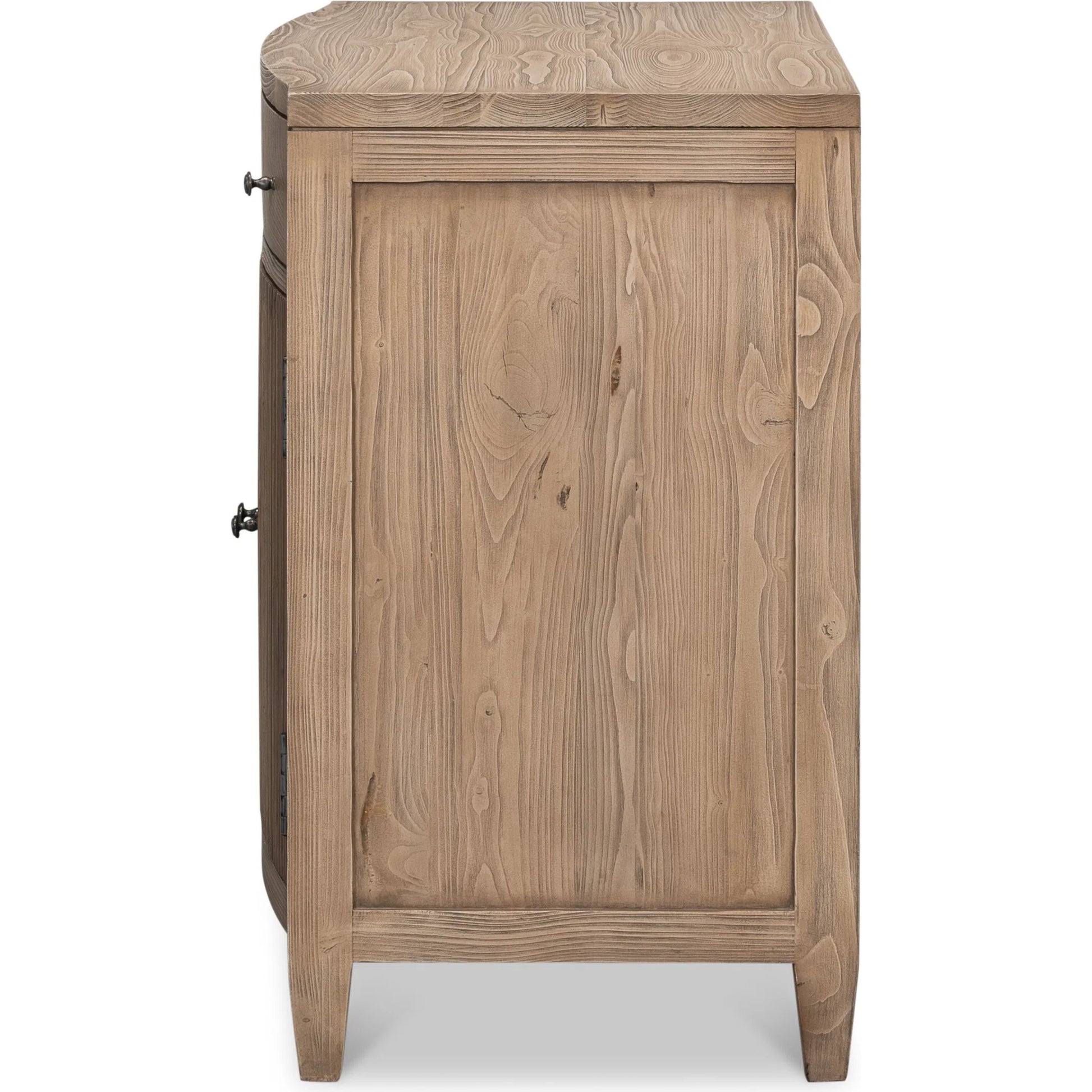 Vineyards Door Chest by Sarreid Ltd. in brown. Made from pine wood, cast iron in a transitional style.