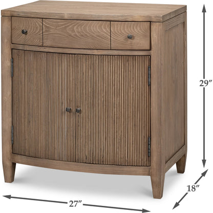 Vineyards Door Chest by Sarreid Ltd. in brown. Made from pine wood, cast iron in a transitional style.