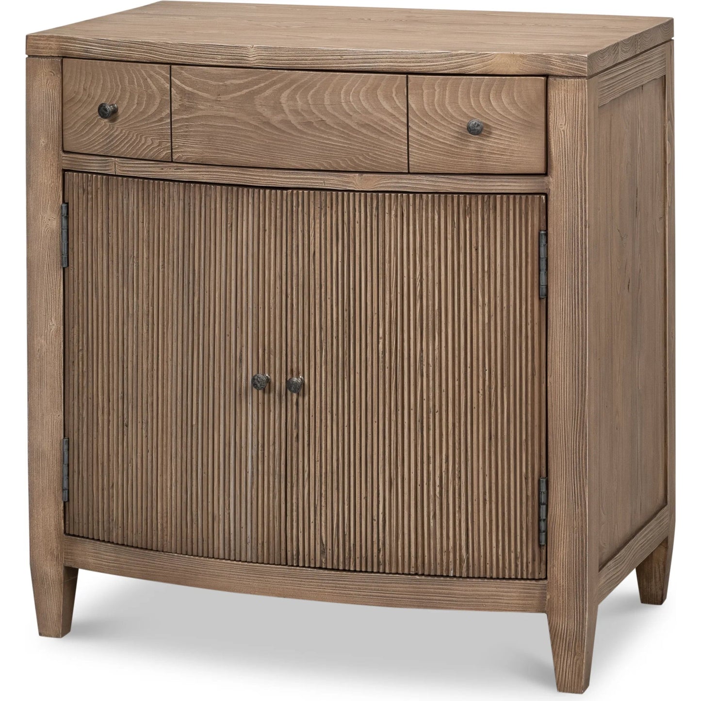 001 SI-2372596 | Primary Silo | Vineyards Door Chest by Sarreid Ltd. in brown. Made from pine wood, cast iron in a transitional style.