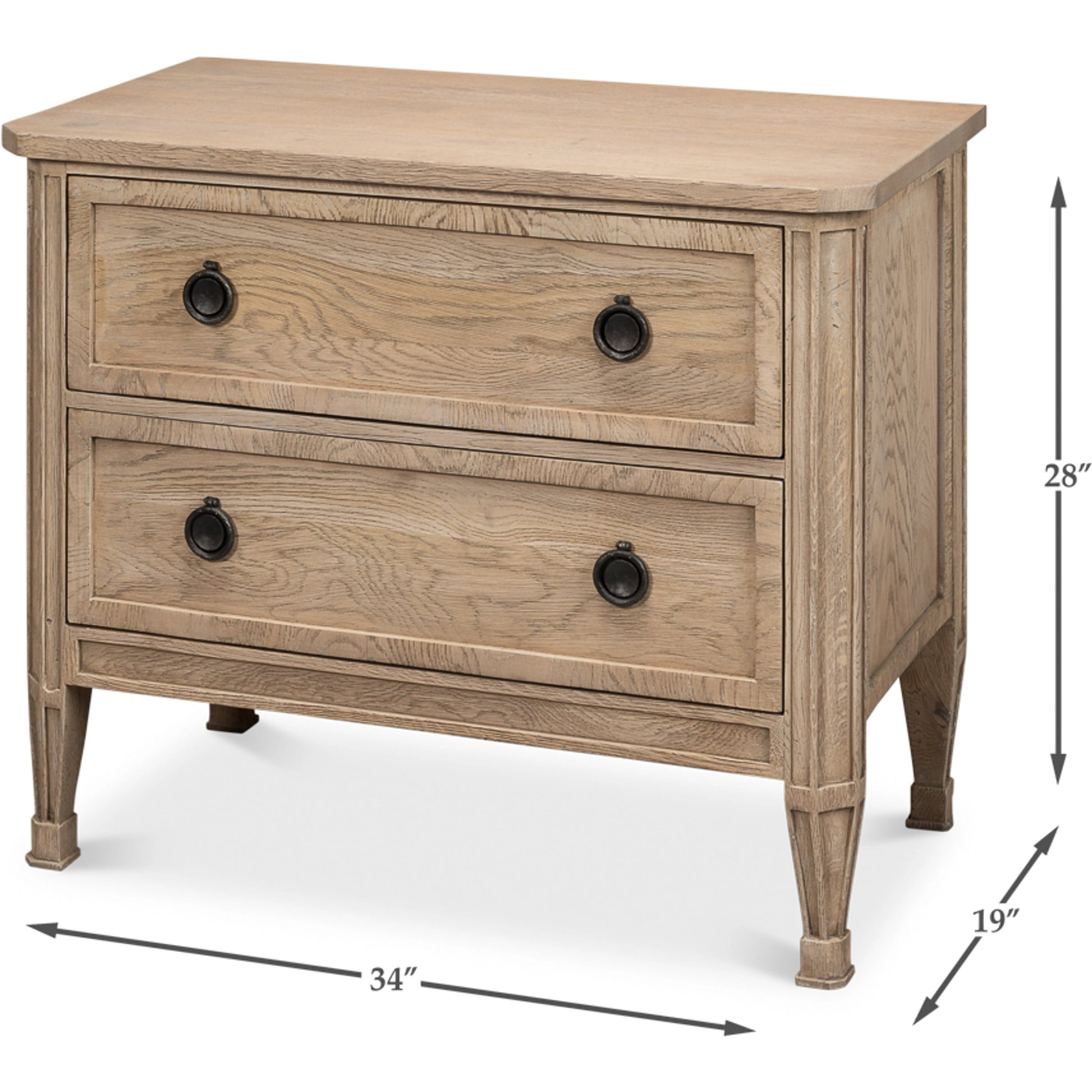 Gordon Vineyards Chest by Sarreid Ltd. in flaky pine. Made from oak in a traditional style.