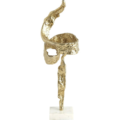 Twist Sculpture by Global Views. Made from unique in a transitional style.