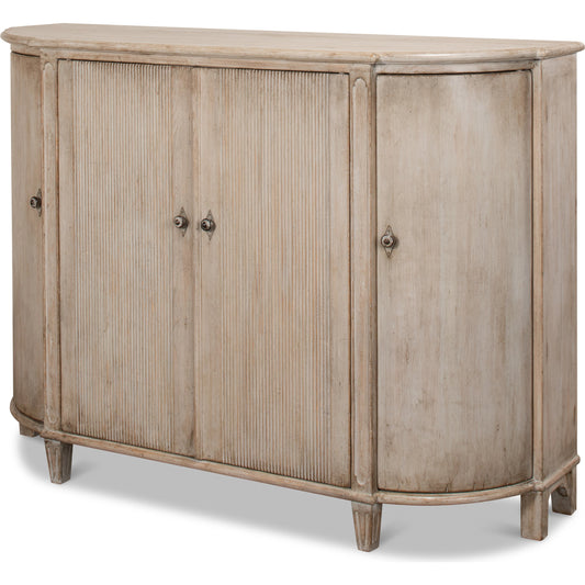 Brooks Demilune by Sarreid Ltd.. Made from pine in a modern style.