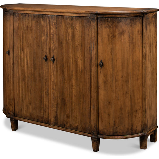 Brooks Demilune by Sarreid Ltd.. Made from pine in a modern style.