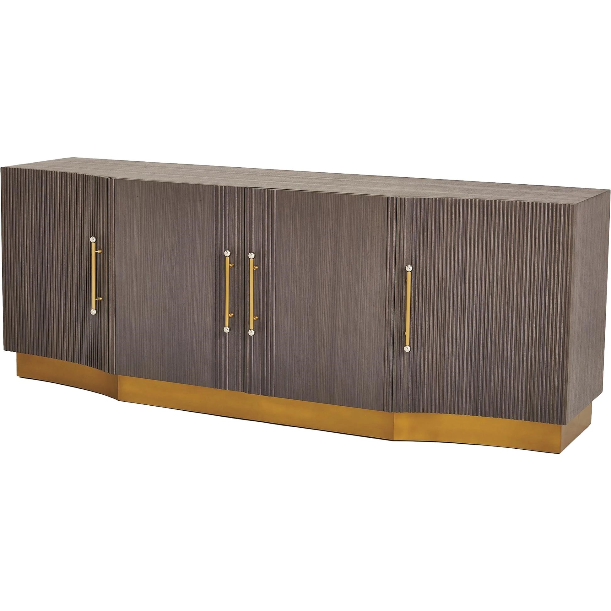Mayfair Cabinet by Global Views. Made from brass, nickel in a modern style.