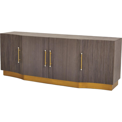 Mayfair Cabinet by Global Views. Made from brass, nickel in a modern style.