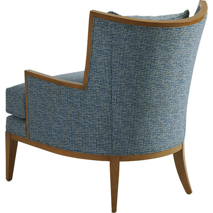 Atwood Chair by Lexington in blue. Made from unique in a transitional style.