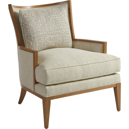 Atwood Chair by Lexington in tan. Made from unique in a transitional style.