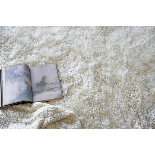 Sumo Shag 5341 Rug by Exquisite Rugs in white. Made from polyester, microfiber in a unique style.