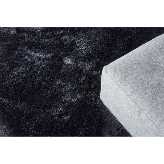 Sumo Shag 5344 Rug by Exquisite Rugs in black. Made from polyester, microfiber in a unique style.