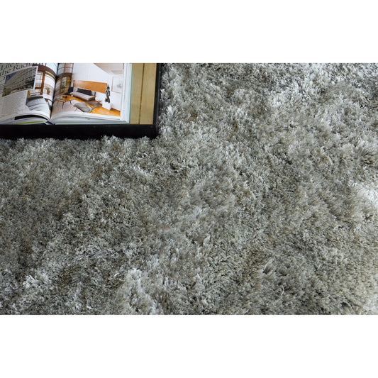 Sumo Shag 5345 Rug by Exquisite Rugs in gray. Made from polyester, microfiber in a unique style.