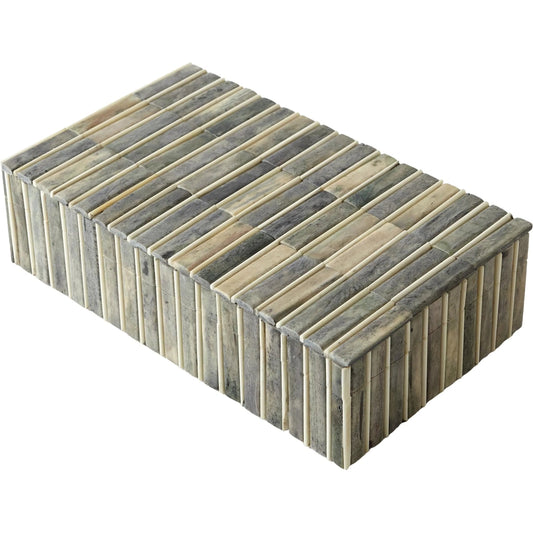 Bone Box by Global Views. Made from mdf, bone in a coastal style.