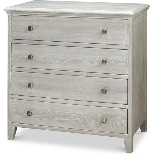 Burton Commode by Sarreid Ltd. in moonskin. Made from pine in a modern style.