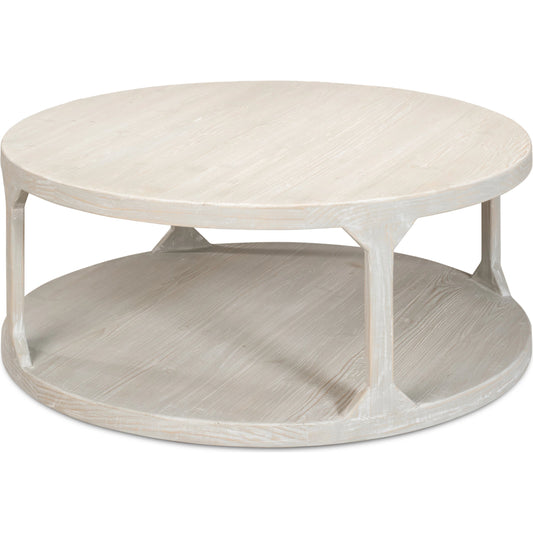 001 SI-1998376 | Primary Silo | Devon Coffee Table by Sarreid Ltd. in grey thorne. Made from pine in a modern style.