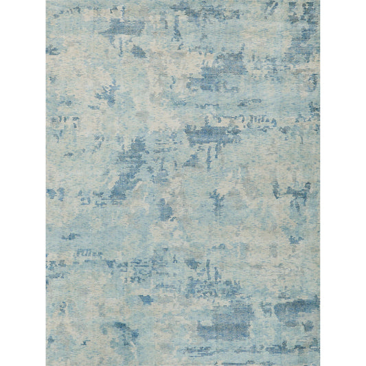 Mineral 5357 Rug by Exquisite Rugs in blue. Made from new zealand wool, bamboo silk in a unique style.
