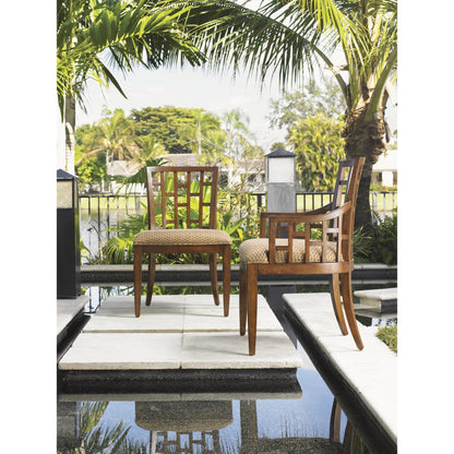 Lanai Side Chair by Tommy Bahama Home in bali. Made from unique in a unique style.