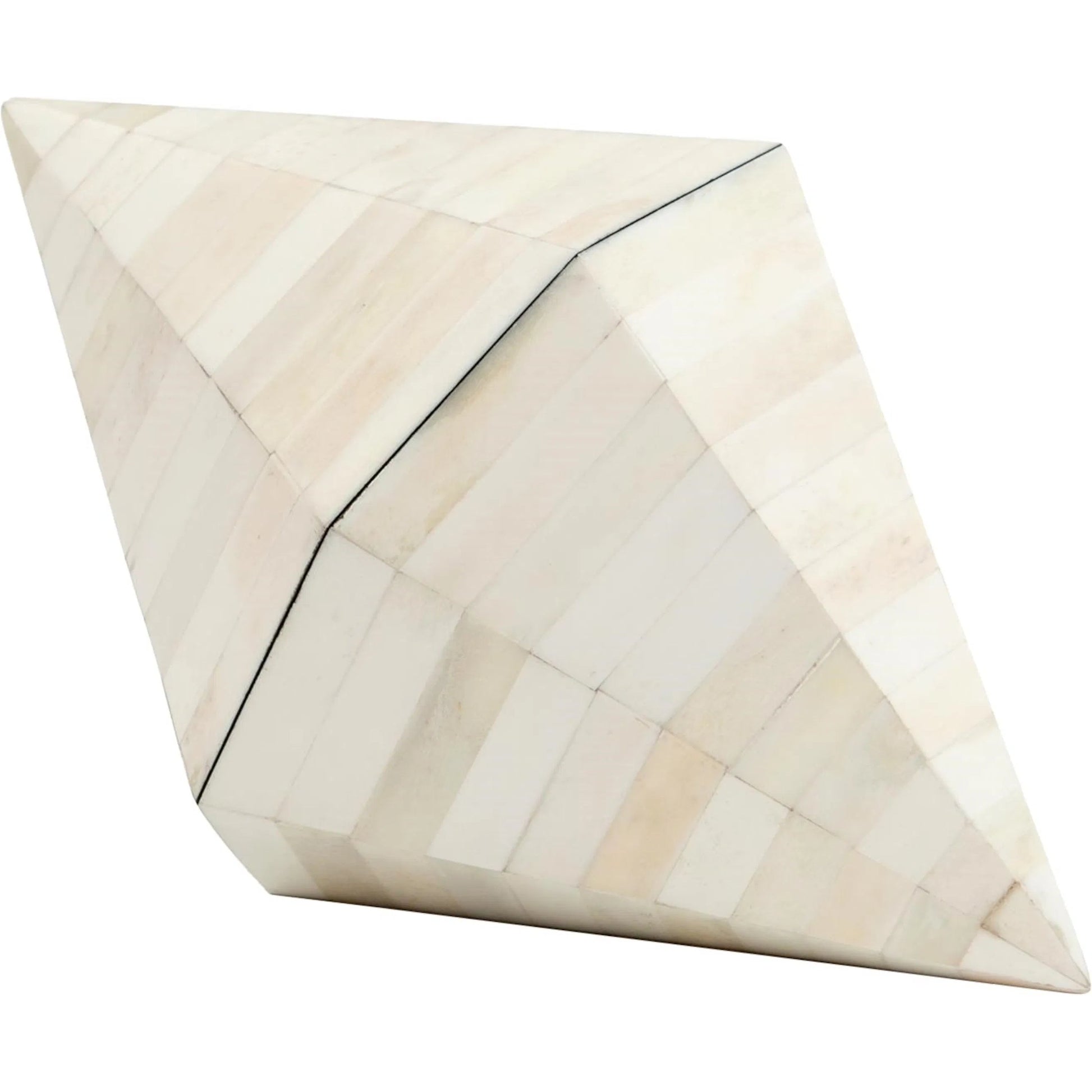 Triangle Cone Box by Global Views. Made from unique in a coastal style.