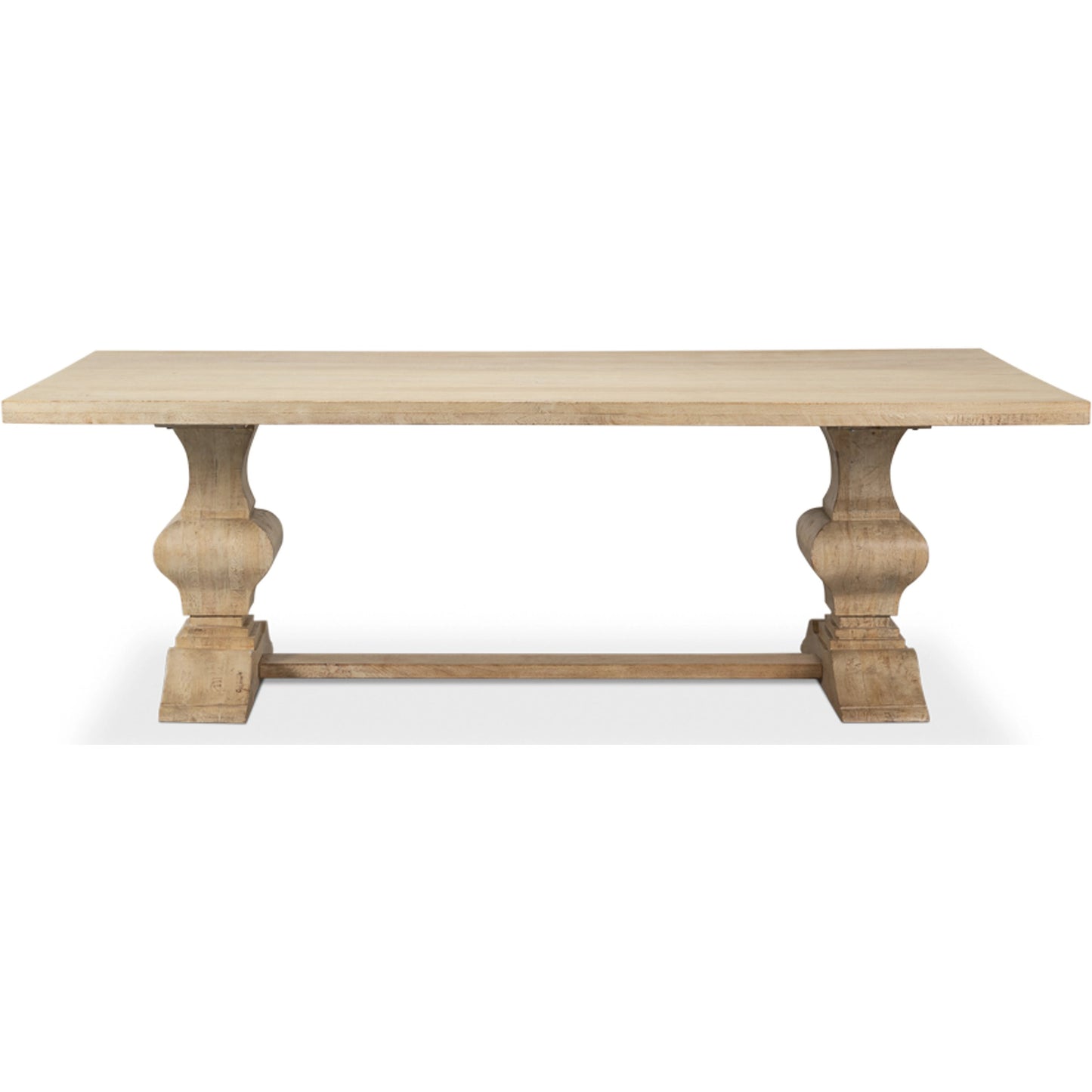 002 SI-1998489 | Additional Silo | Wesley Dining Table by Sarreid Ltd. in sienna. Made from mango wood in a traditional style.