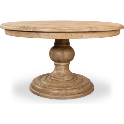 Guillermo Dining Table by Sarreid Ltd. in sienna. Made from mango wood in a traditional style.