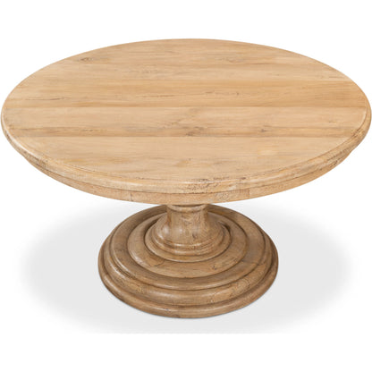 Guillermo Dining Table by Sarreid Ltd. in sienna. Made from mango wood in a traditional style.